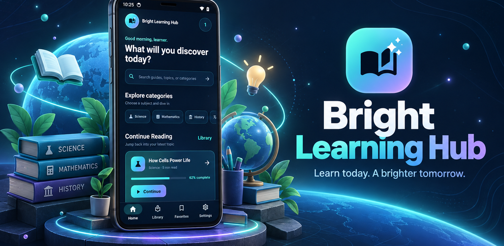 Bright Learning Hub promotional artwork